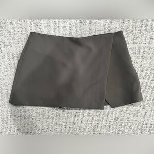 Gray Asymmetrical Skirt